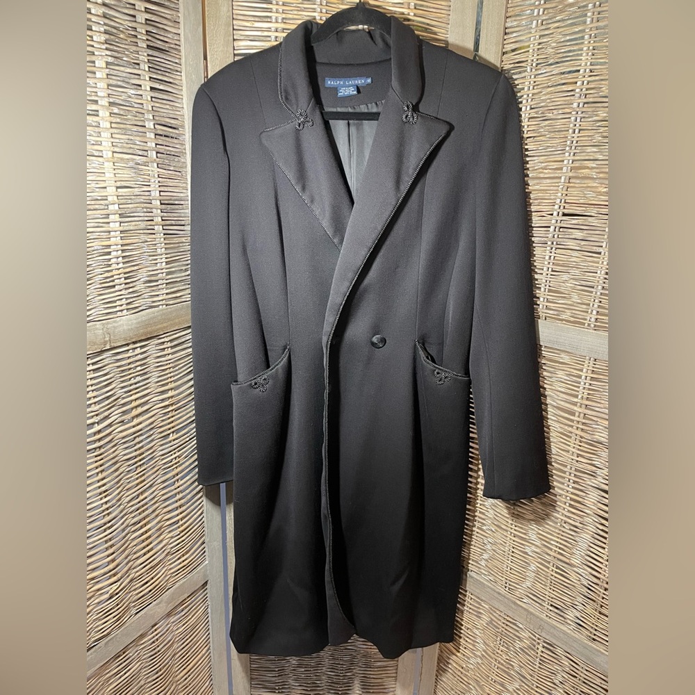 VTG Ralph Lauren Women’s Wool Overcoat - size 12
